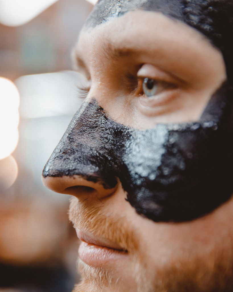 peeling visage homme